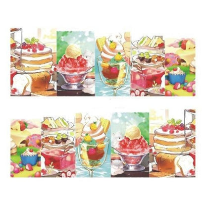 Strawberry Summer Cake & Fruit Stickers For Nails Nail Manicure Art Stz-486 - Sheet