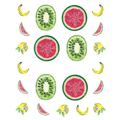 Strawberry Summer Cake & Fruit Stickers For Nails Nail Manicure Art Stz-493 - Sheet