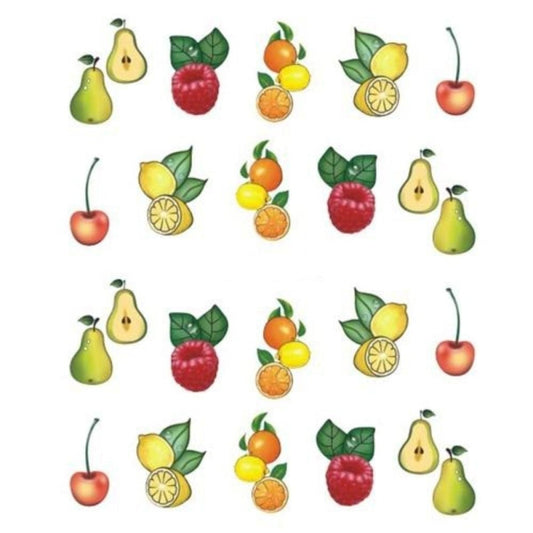 Strawberry Summer Cake & Fruit Stickers For Nails Nail Manicure Art - Stz-495 Sheet