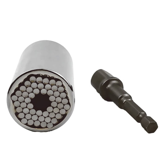 Universal Socket Sleeve Torque Wrench Head Cr-V 7-19Mm Drill Parts