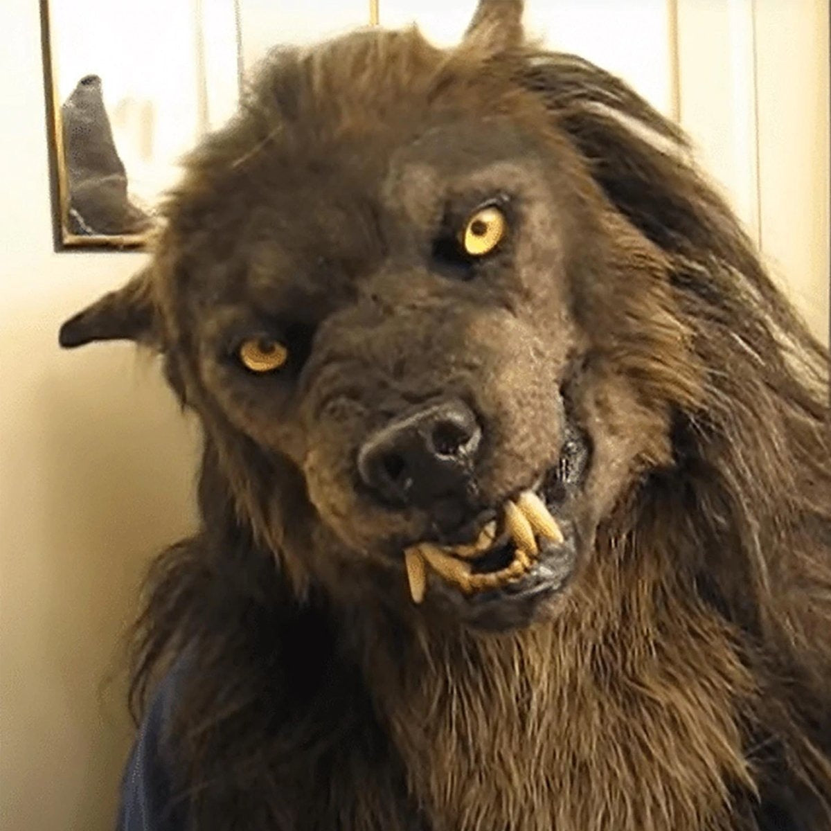 Werewolf Cat Costume Party Mask Halloween Animal Wolf Face Masks