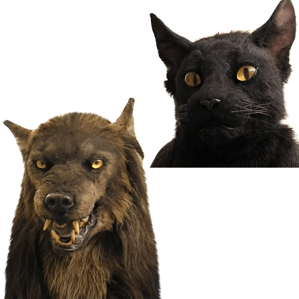 Werewolf Cat Costume Party Mask Halloween Animal Costume Wolf Face Masks