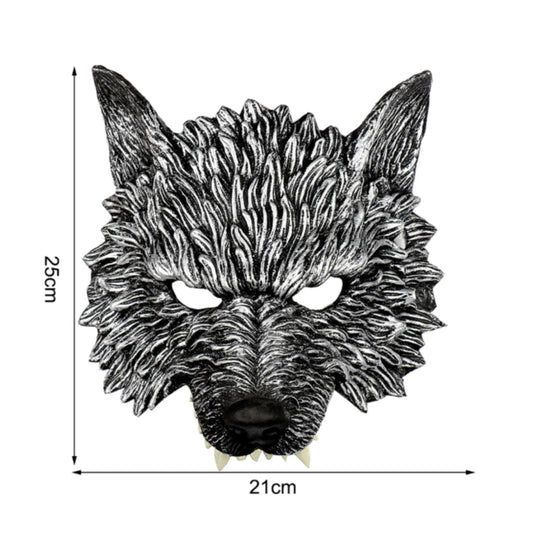 Wolf Head Face Mask Animal Masks Costume Halloween Carnival Party Props Wolves